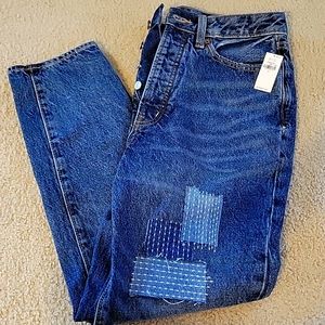 NWT. Women's patchwork jeans